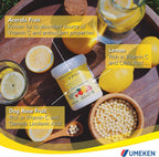 Umeken C-Balance High Potency Vitamin C - Chewable, Contains Antioxidants, Citric Acid, Gamma-linolenic Acid (200g), 4.5 Months Supply, Pack of 6