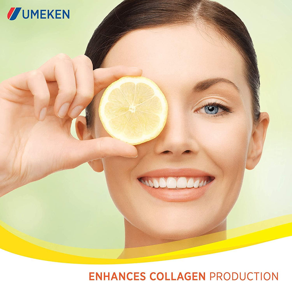 Umeken C-Balance High Potency Vitamin C - Chewable, Contains Antioxidants, Citric Acid, Gamma-linolenic Acid (200g), 4.5 Months Supply, Pack of 6