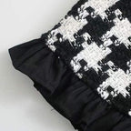 knitted crop sweater pullover tops