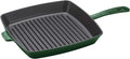 Staub Cast Iron 10-inch Square Grill Pan - Basil