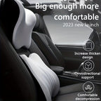 Car Headrest Lumbar Pillow High Rebound  Memory Foam Car Neck Pillow Waist Support High End Car Seat Pillow