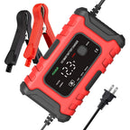 1pCar Battery Charger 12V 6A Smart Battery Trickle Charger Automatic Battery Maintainer Desulfator For Car Moto Lawn Mower Marine Lead Acid Batteries