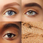 Julep Eyeshadow 101 Crème to Powder Waterproof Eyeshadow Stick, Warm Gold Shimmer