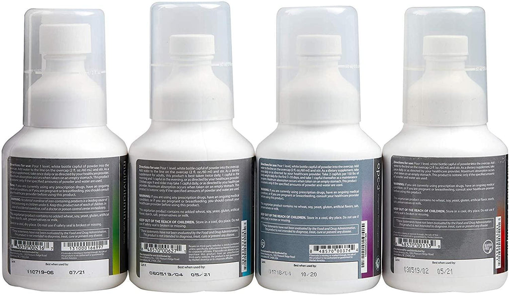Isotonix Daily Essentials Kit, OPC-3, Activated B Complex, Calcium Plus, Multivitamin with Iron, Helps Maintain Healthy Cholesterol, Support Strong Immune System, Market America (90 Servings)
