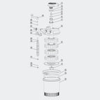 SUN Grech CPF-2500 Pond Bio Pressure Filter UVC 13-watt Up to 1600 Gallons (CPF-2500 + 720GPH Pump)
