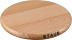 STAUB 40511 – 078 – 0 Accessories - Magnetic Wooden Trivet 16.5 x 16.5 x 2 cm