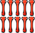 10 PCS Car Safety Hammer Emergency Escape Tool Auto Car Window Glass Hammer Breaker and Seat Belt Cutter Escape 2-in-1 for Family Rescue &amp; Auto Emergency Escape Tools