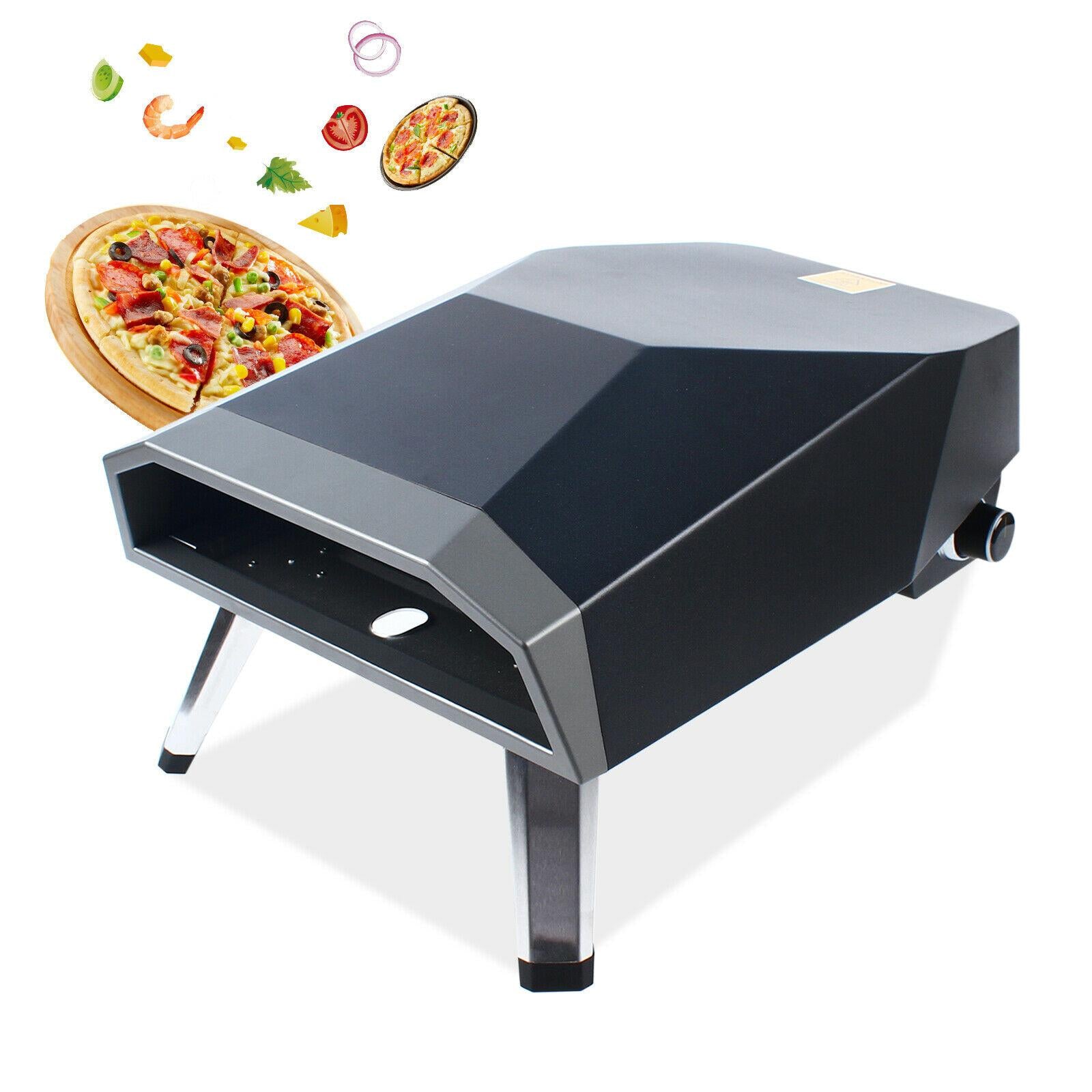 12" Pizza Oven Tabletop Outdoor Pizza Maker Propane Gas Stove Pizza & Grill Oven
