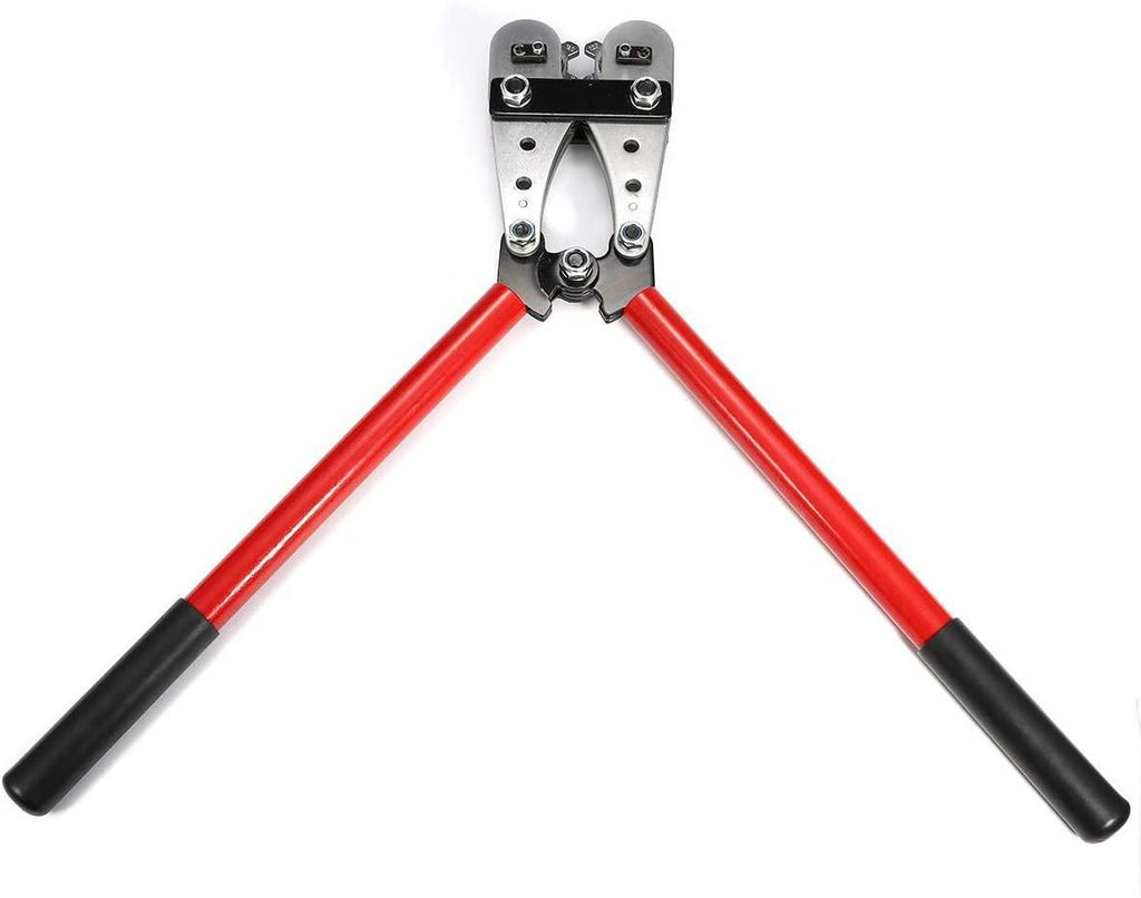 CT-CT Plier 8-4/0 Crimping Tool 10-120mm Cable Battery Rotatable Lug Crimper Heavy Crimp Terminals Y.O Terminal Eye Pliers Tools Hand Tools