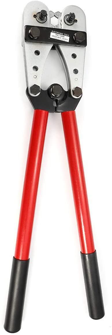 CT-CT Plier 8-4/0 Crimping Tool 10-120mm Cable Battery Rotatable Lug Crimper Heavy Crimp Terminals Y.O Terminal Eye Pliers Tools Hand Tools