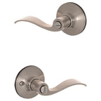 Millstreet Satin Nickel Privacy Bed/Bath Door Lever