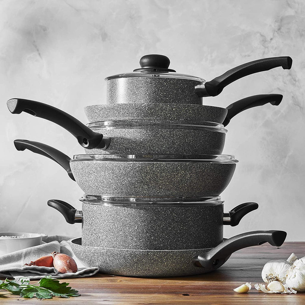 Ballarini Asti Aluminum 10-pc Nonstick Cookware Set, Made in Italy