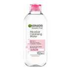 Garnier SkinActive Micellar Water for All Skin Types, Facial Cleanser &amp; Makeup Remover, 13.5 Fl Oz (400mL), 1 Count (Packaging May Vary)