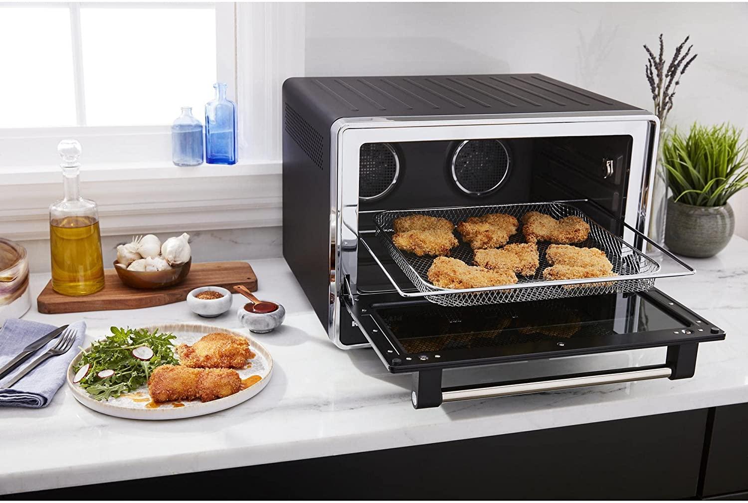 KitchenAid Dual Convection Countertop Oven with Air Fry and Temperature Probe - KCO224BM