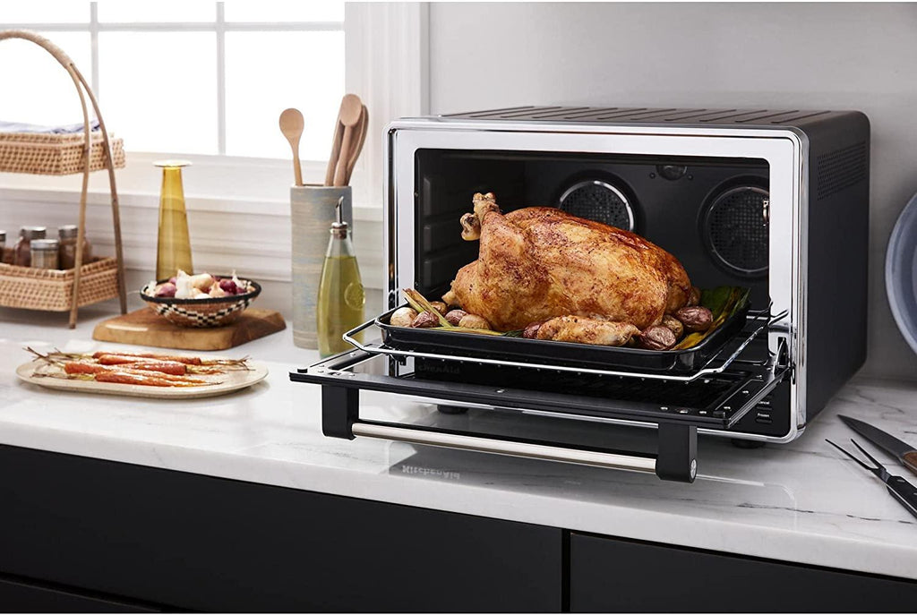 KitchenAid Dual Convection Countertop Oven with Air Fry and Temperature Probe - KCO224BM