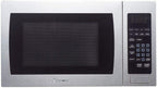 Magic Chef Cu. Ft. 900W Countertop Oven with  Steel Front MCM990ST 0.9 cu.ft. Microwave, 9