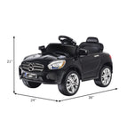 Goplus 6V Kids Ride On Car RC Remote Control Battery Powered w/ LED Lights MP3 Black
