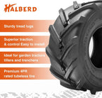 HALBERD Set of 2 20x10.00-8 Lawn Mower Tires 4PR Tractor Tires Great Traction for Garden Tractors Riding Mower Golf Cart Excavators