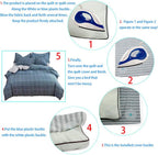 16 Pack Duvet Snap Clips Prevent The Bed Duvet from Shifting in The Quilt Cover