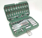 KANJJ-YU Screwdriver General Household Car AUTO Repair Tool Kit with Plastic Toolbox StoraCase Socket Ratchet Wrench Screwdriver Hand Tool Set (Color : 121pcs Economic Set)