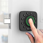 U-Bolt Pro 6-in-1 Bluetooth Enabled Fingerprint and Keypad Smart Lock Deadbolt Plus BridWiFi Adapter