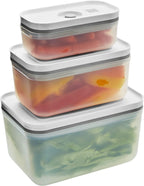 ZWILLING Fresh & Save 3-pc Assorted Sizes Food Storage Container, Meal Prep Container, BPA-Free