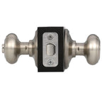 Georgian Satin Nickel Privacy Bed/Bath Door Knob (8-Pack)