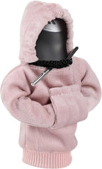 ZHSMS Gear Shift Cover, Universal Shift Knob Cover, Funny Sweater Hoodie for Gearshift, 4.7 Inch Car Shifter Stick Protector Decoration(Pink)