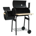 Heavy Duty Outdoor BBQ Grill Charcoal Barbecue Pit Picnic Camping Cooker Smoker