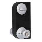 Tylo Satin Chrome Exterior Entry Door Knob and Single Cylinder Deadbolt Project Pack