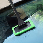 Car Glass Plastic Cleaning Brush With A Replacement Detachable Brush Head