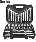 82 pcs Ratchet Torque Wrench key Combination Auto Repair Hand Tools for Car Kit a set of keys spanners