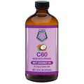 C60 Purple Power Organic MCT Coconut Oil, 16 Fl Oz Organic Cold-Pressed Coconut Oil, 99.99% Pure c60 Carbon Fullerenes, Lift the Oxidative Burden at the Cellular Level, Optimize Mitochondrial Function