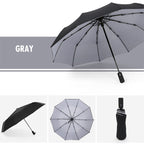 1pc Automatic Anti-Wind Double Layer Commercial LarUmbrella, Diameter 105cm/41.33in