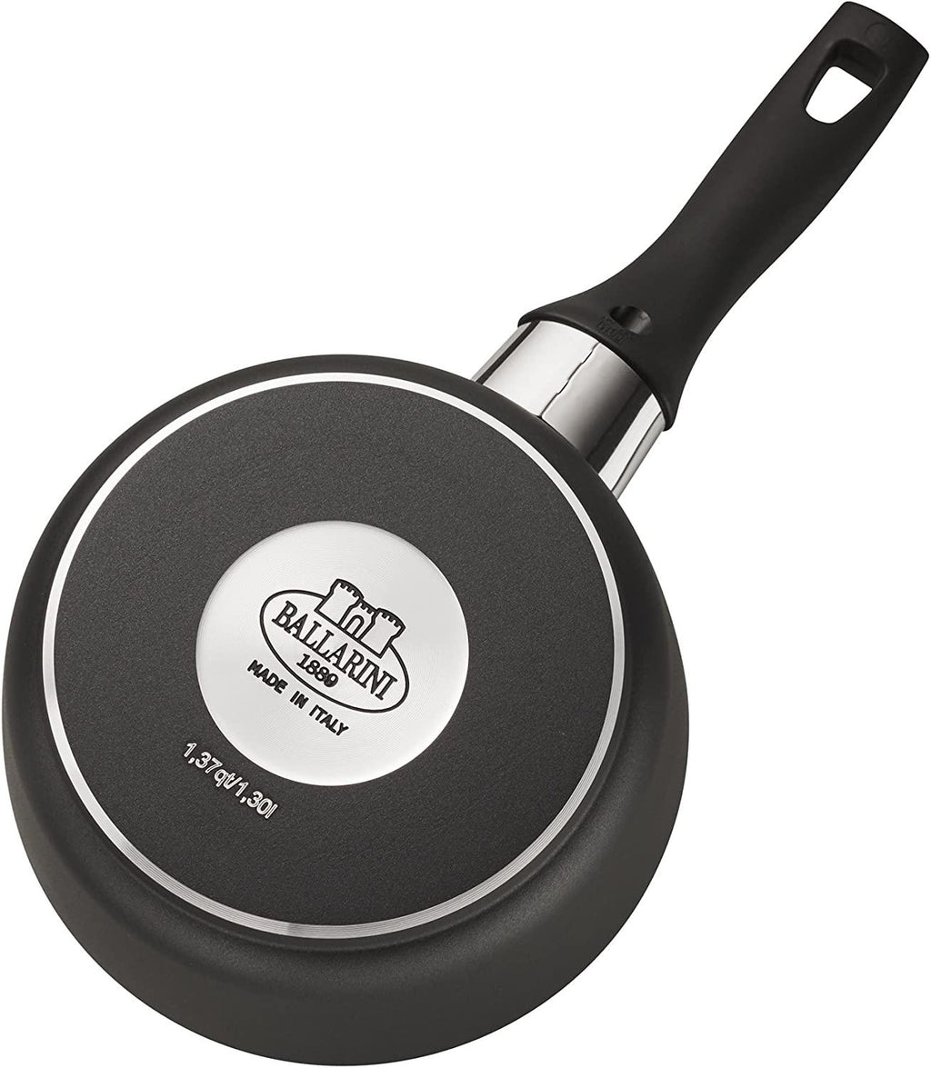 Ballarini Pisa Forged Aluminum 1.4-qt Nonstick Saucepan with Lid, Made in Italy