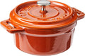 Staub Cast Iron 0.25-qt Mini Round Cocotte - Burnt Orange, Made in France