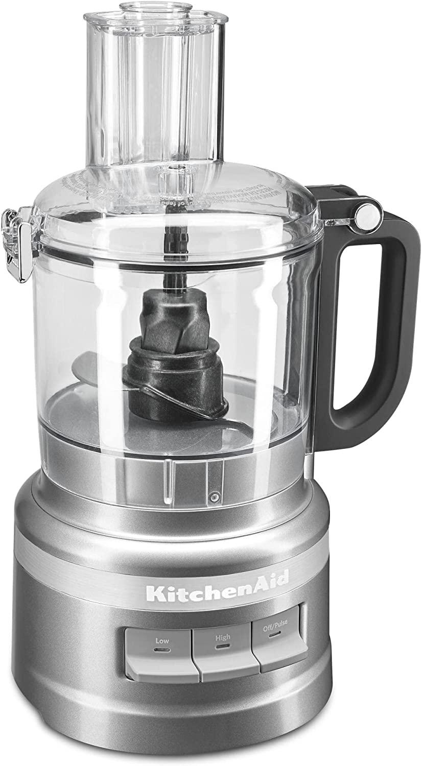 KitchenAid KFP0718CU Food Processor, 7 Cup, Contour Silver