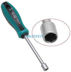 Screwdriver DHL 5Set15PCS 3-14mm Metal Socket Driver Hex Nut Key Wrench Screwdriver Nutdriver Hand Tool