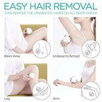 Electric Shaver Rotary  Hair Remover for Women's Leg, Face and Body, Fashi