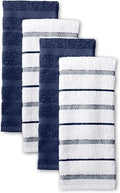 KitchenAid Albany Kitchen Towel Set, Set of 4, Blue Willow
