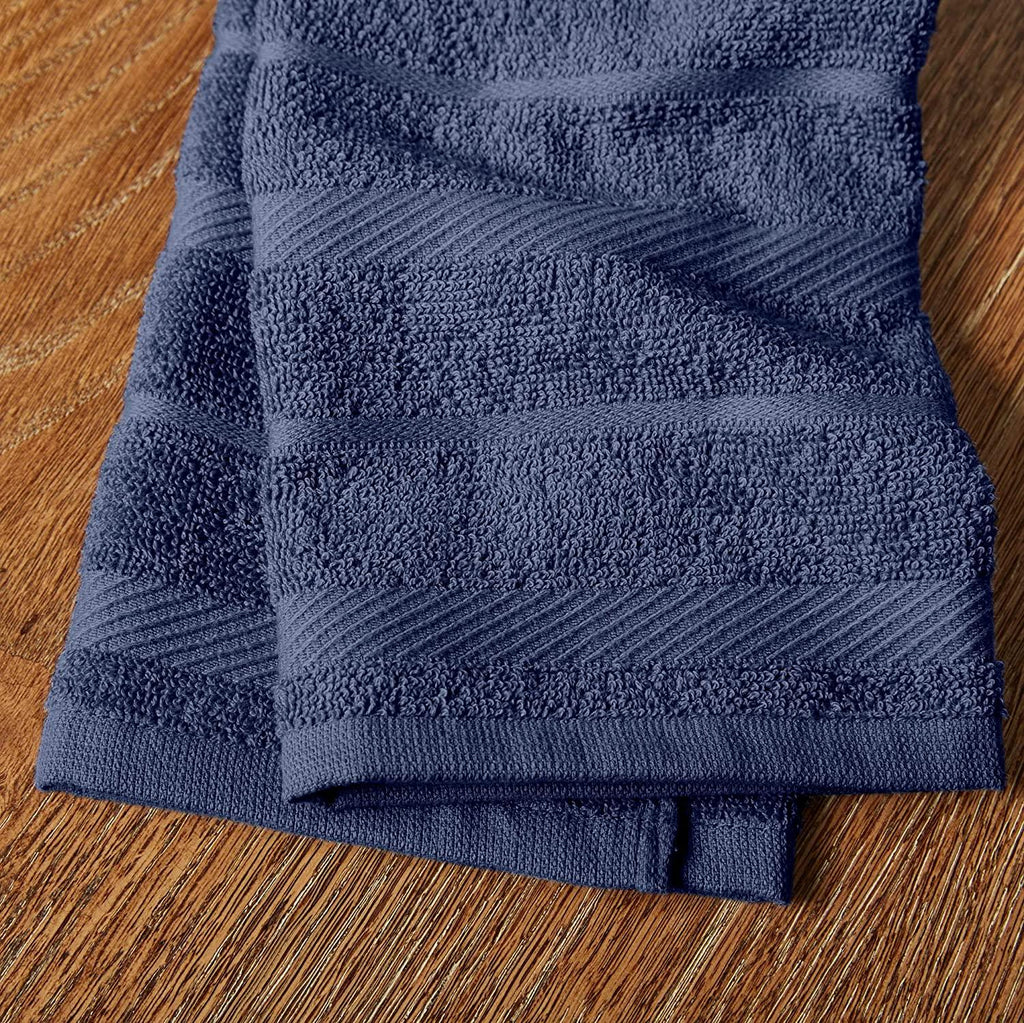 KitchenAid Albany Kitchen Towel Set, Set of 4, Blue Willow