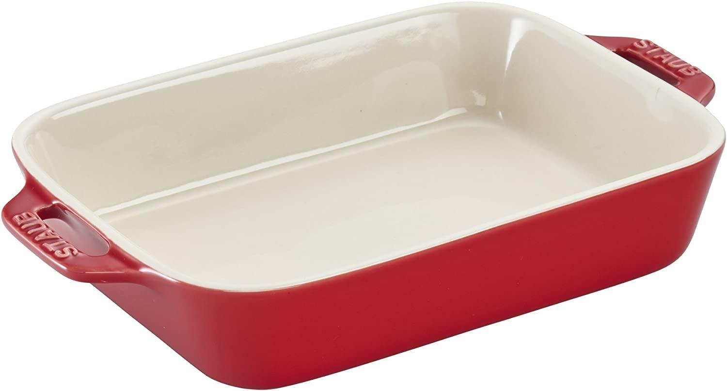STAUB Ceramics Baking Dish Set, 5 pc, Cherry