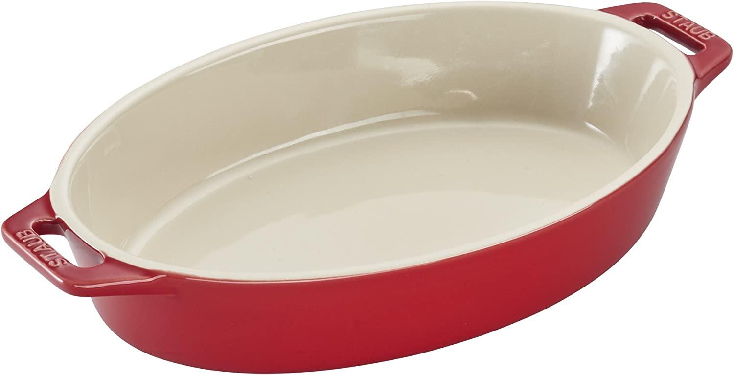 STAUB Ceramics Baking Dish Set, 5 pc, Cherry