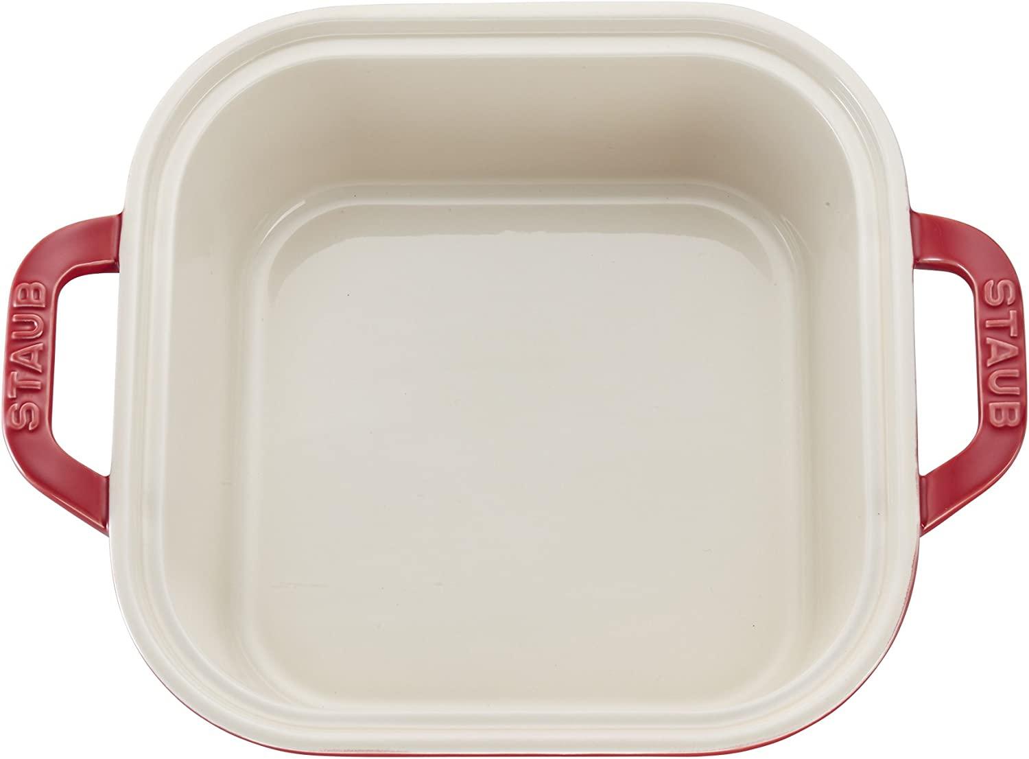 STAUB Ceramics Baking Dish Set, 5 pc, Cherry