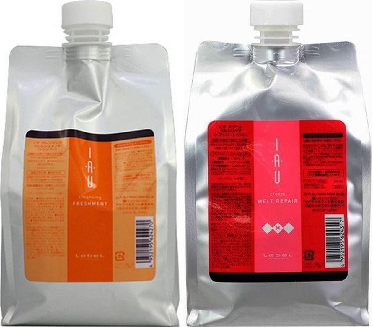 Japan Health and Beauty - [Lebel] Io cleansing & cream set fresh Instrument & Merutoripea 1000ml *AF27*