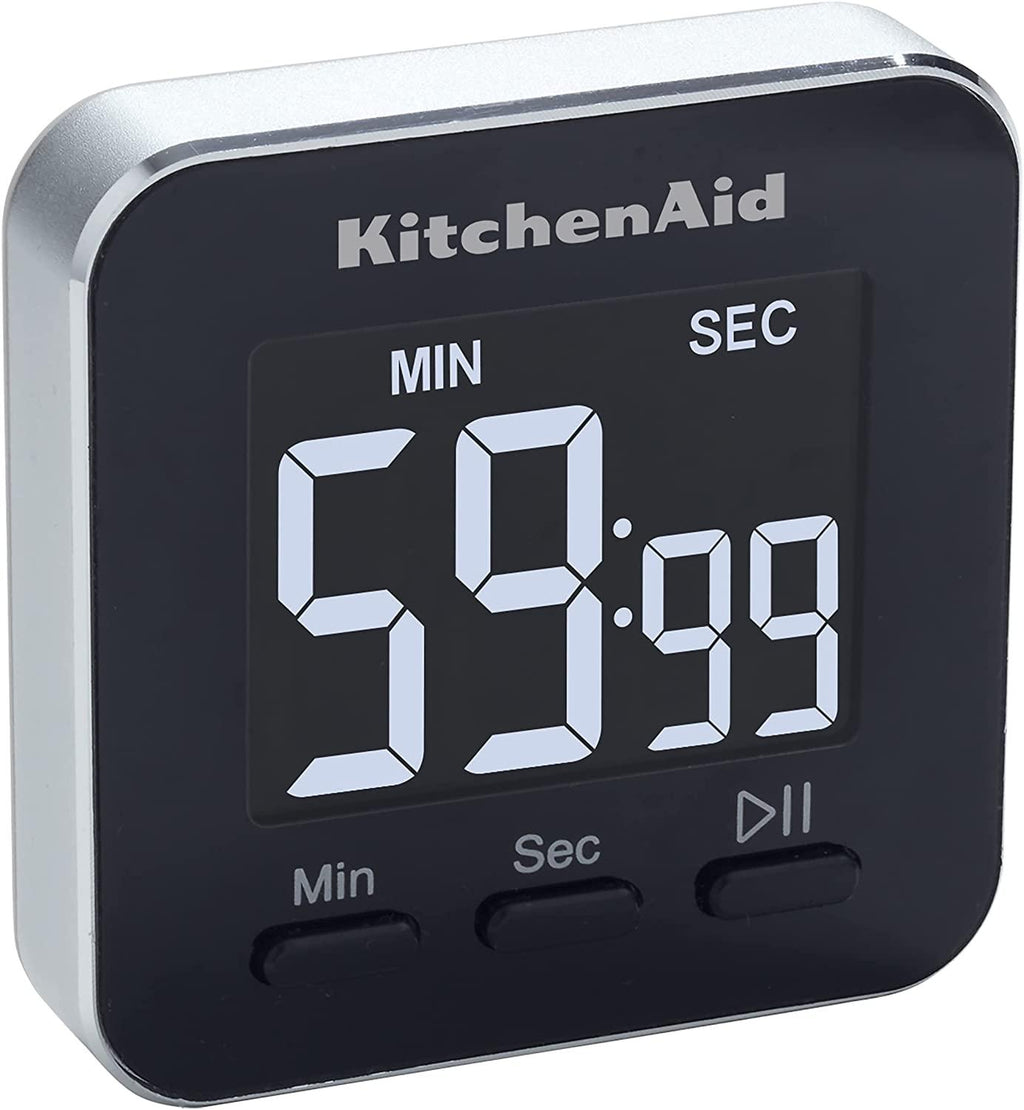 KitchenAid KQ900 Single Event Digital Timer, 2.5 inches, Black
