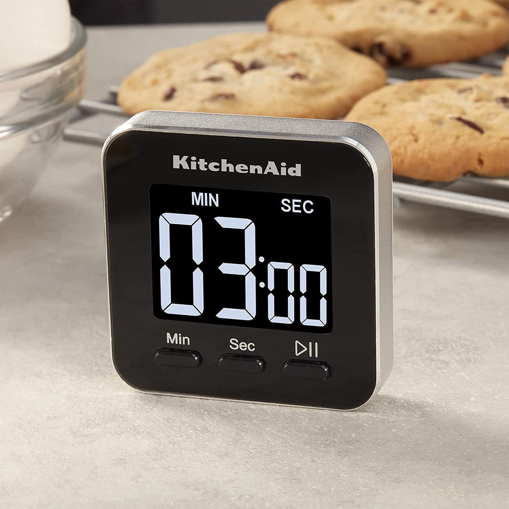 KitchenAid KQ900 Single Event Digital Timer, 2.5 inches, Black