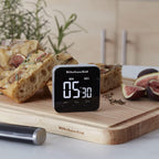 KitchenAid KQ900 Single Event Digital Timer, 2.5 inches, Black