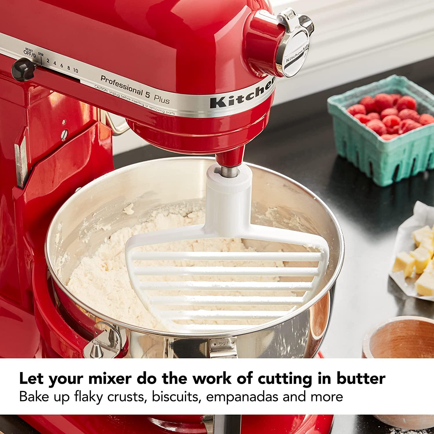 KitchenAid Pastry Tilt Head Stand Mixer Beater Attachment, White