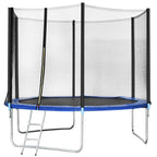 Gymax 10 FT Trampoline Combo Bounce Jump Safety Enclosure Net W/Spring Pad Ladder